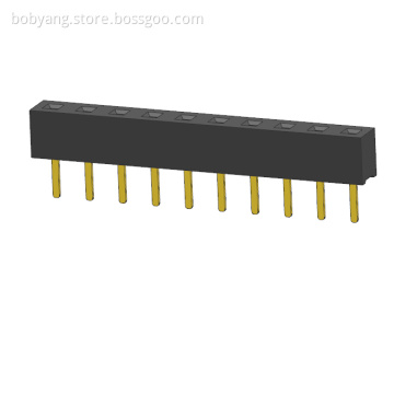2.54mm Single Row Straight Socket Female Header